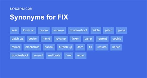 address the problems. . Synonyms for fixing